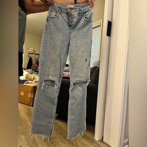 Zara wide leg jeans